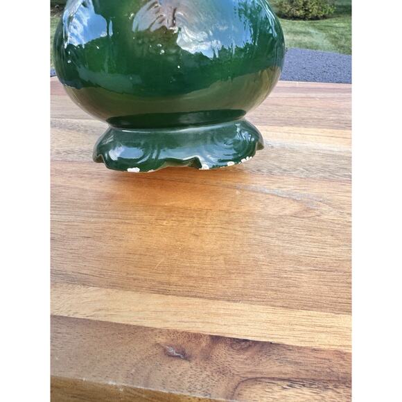 Vintage Josef Strnact Art Nouveau Majolica Vase With Grapes On Branches 11” Tall - Picture 8 of 12